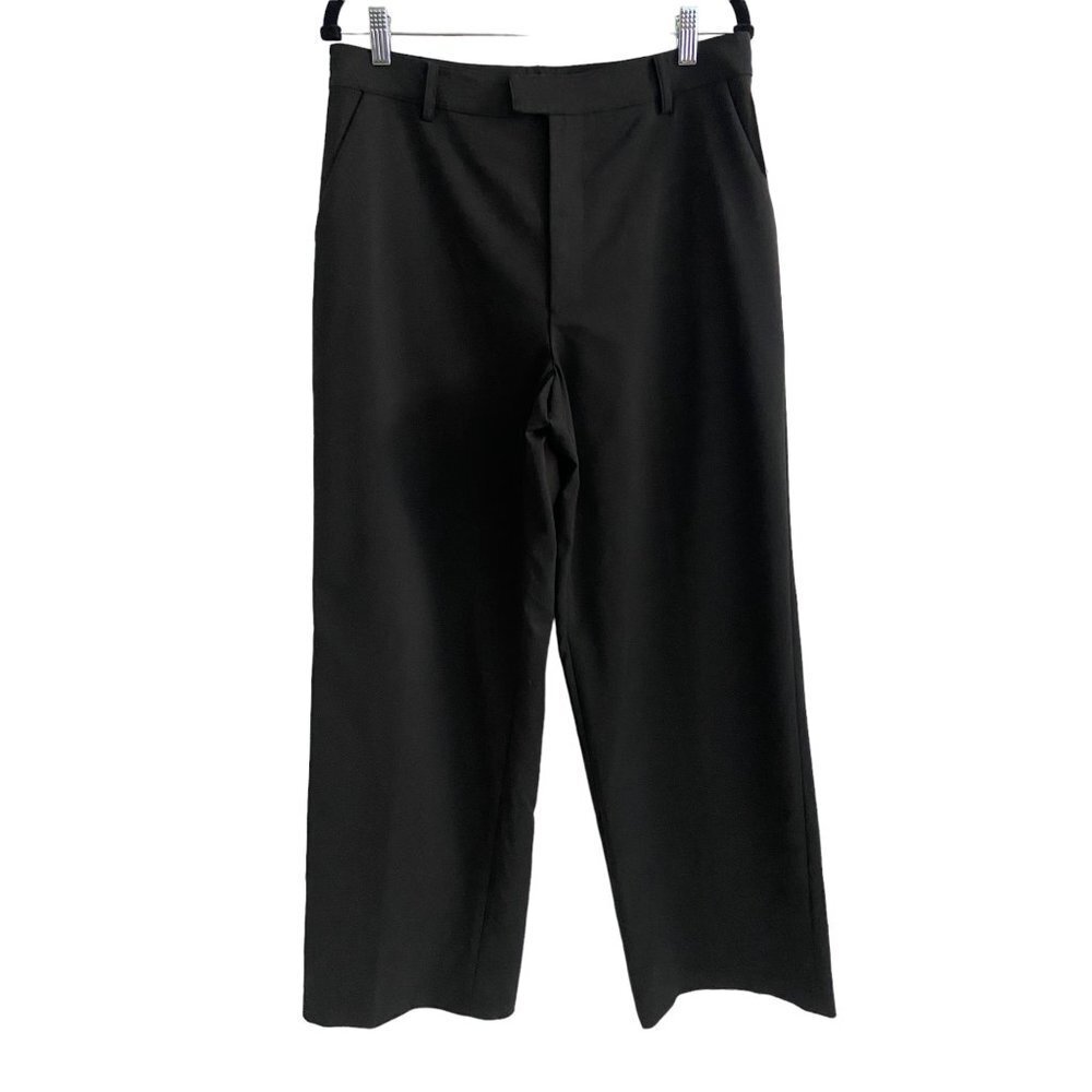 NWOT Good American Woven Trouser 2.0 Pants Black-sz 31 - Picture 2 of 9